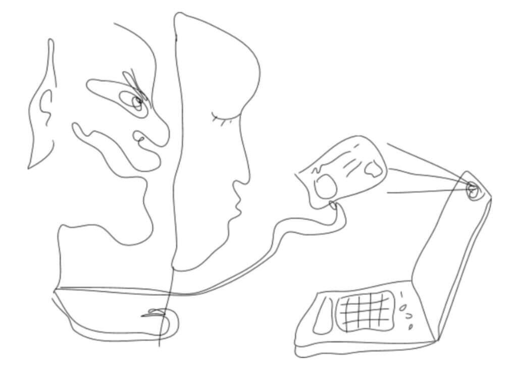 Ilustração de fraude de identidade online