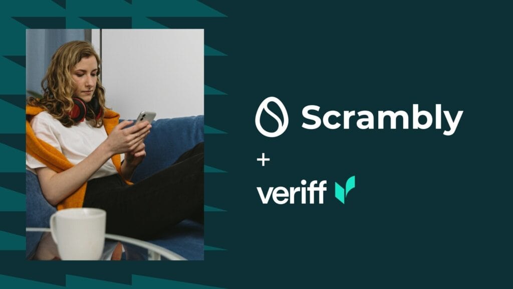 Person using phone on couch