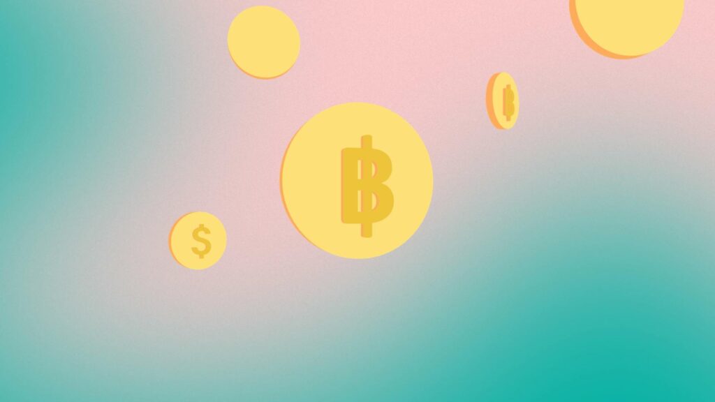 Bitcoin graphic.