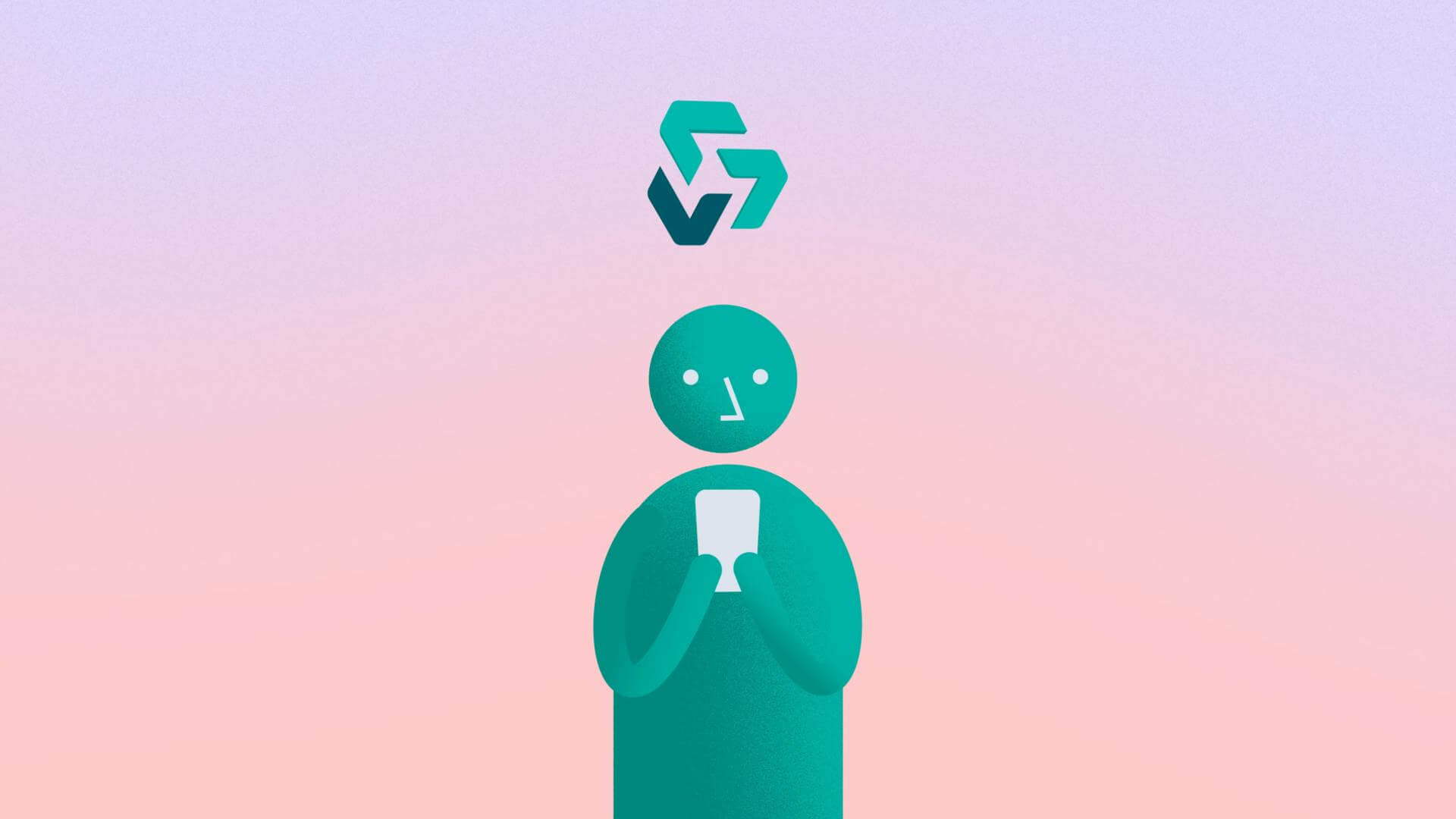 Graphic of a Veriff user
