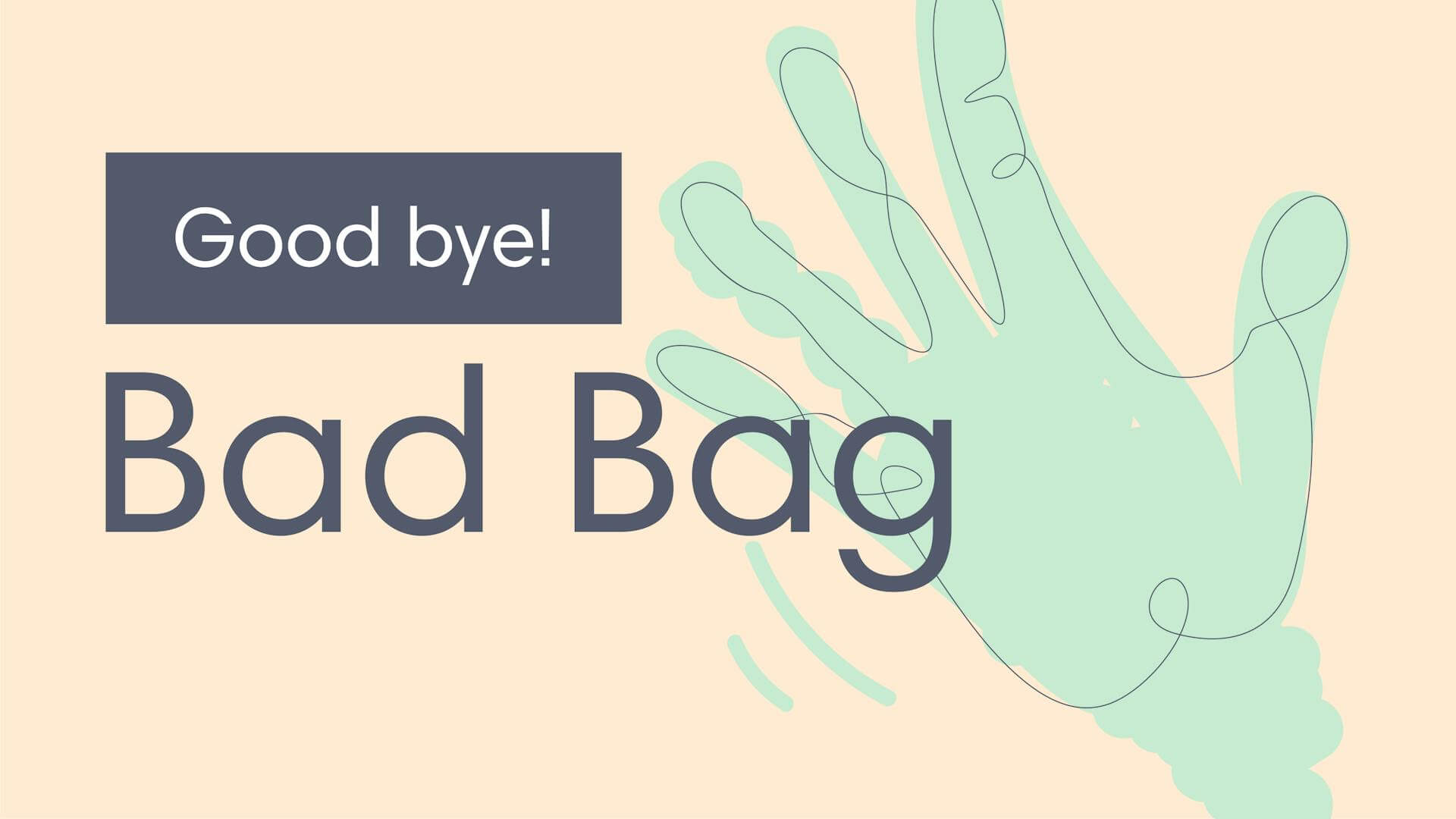 Goodbye bad bag blog image