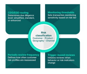 Risk classification and its impact on AML control decisions